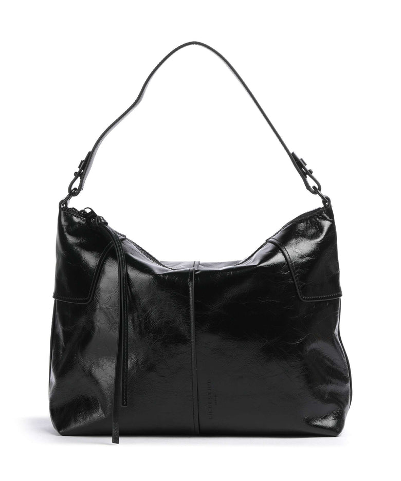 Liebeskind Mila Lack Distressed M Hobo bag black