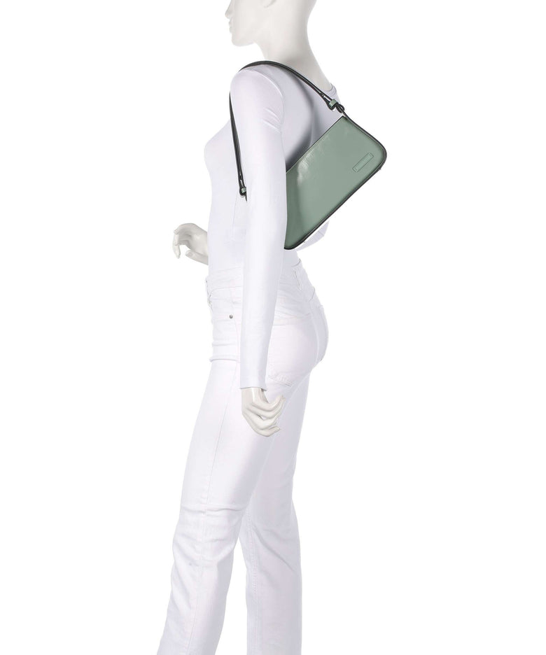 Liebeskind Franzis Lack Distressed S Shoulder bag forest green