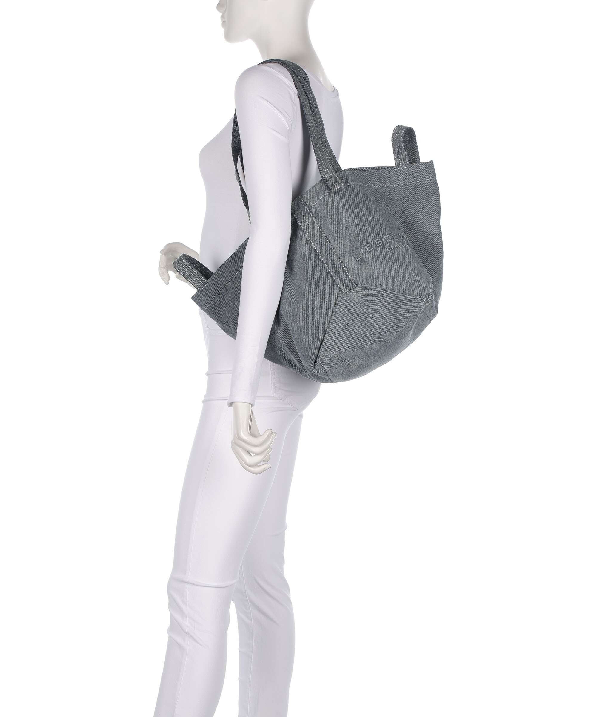 Liebeskind Elvira Denim M Tote bag blue denim