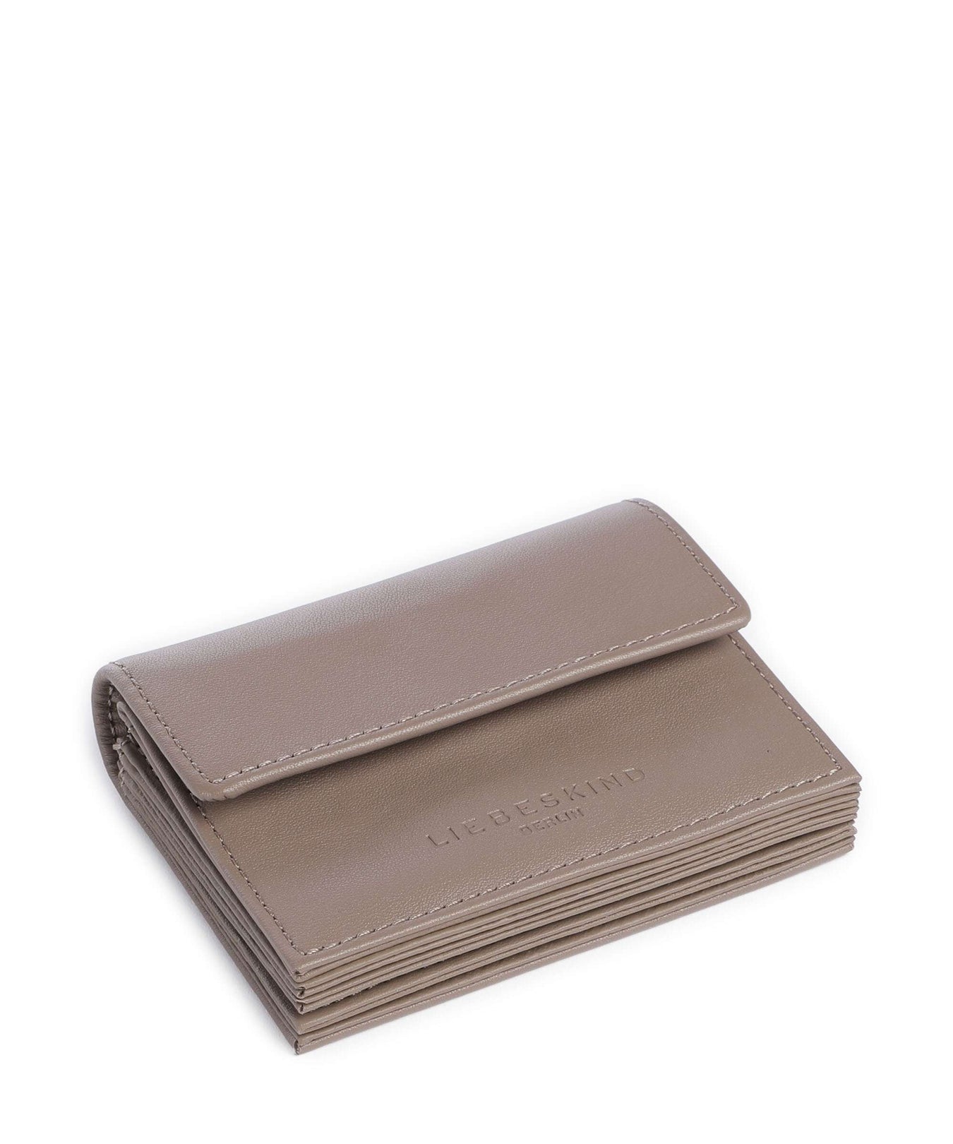 Liebeskind Akkordeon Soft Nappa S RFID Wallet neutral gray