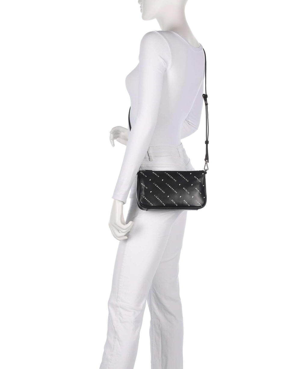 Liebeskind Monogram Soft Nappa S Shoulder bag black