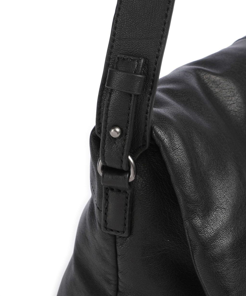 Liebeskind Fiona Sheep Natural M Hobo bag black