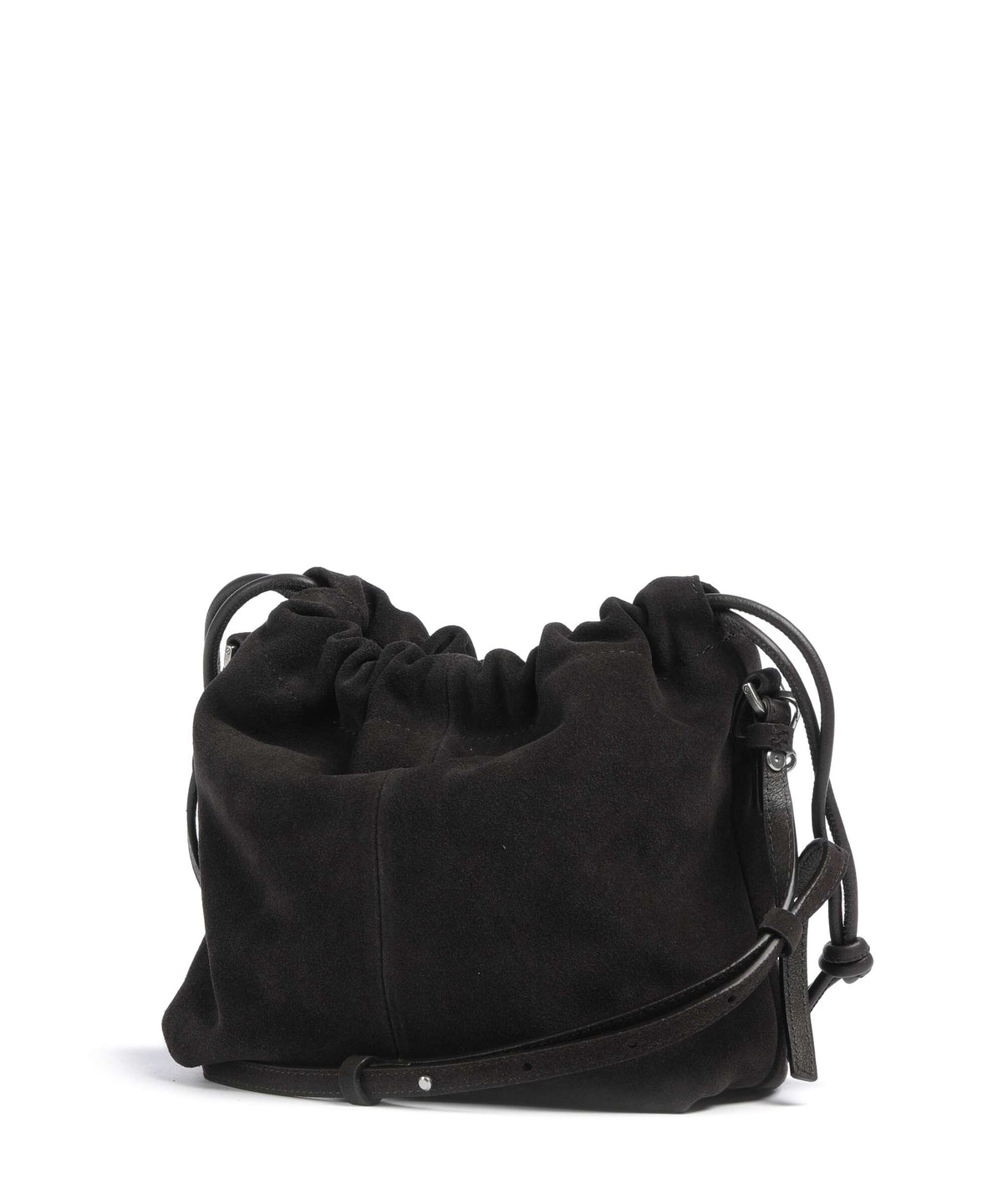 Liebeskind Lya II Hydro Suede S Bucket bag deep soil