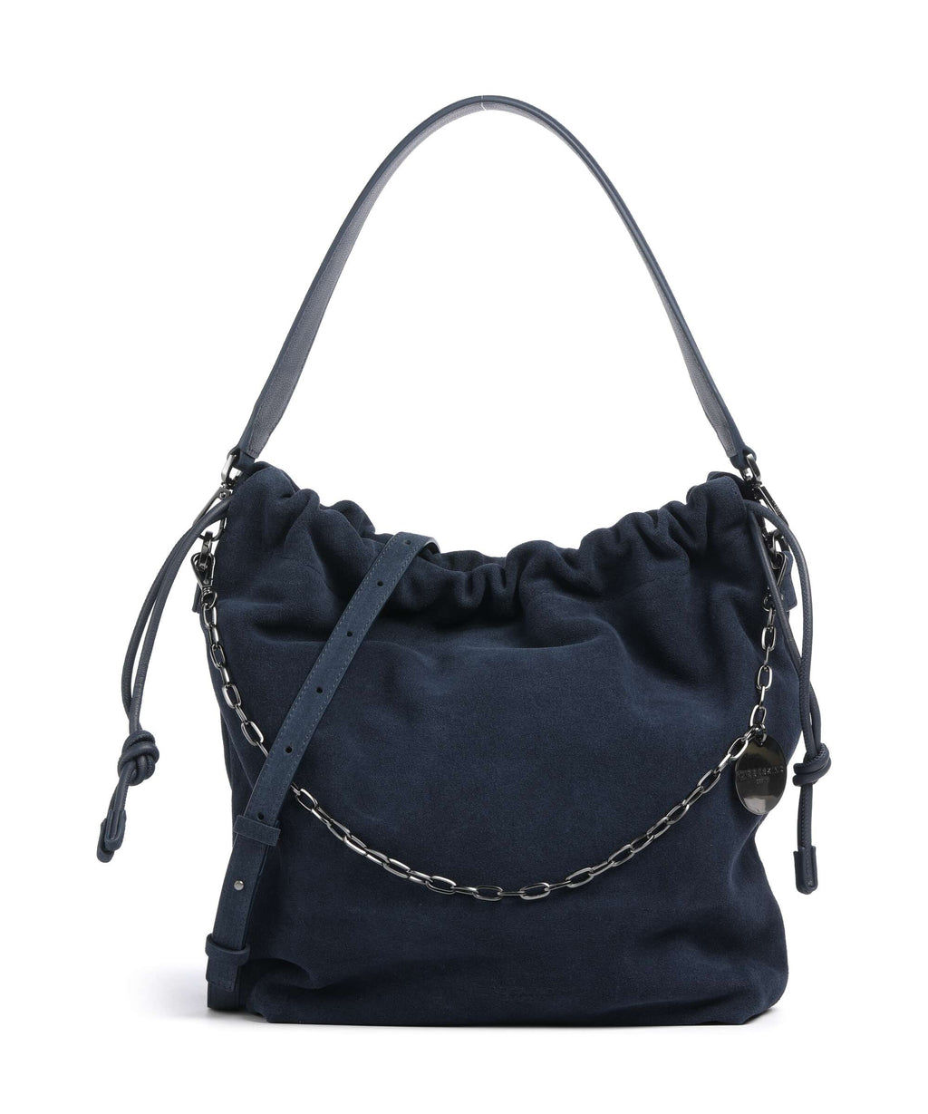 Liebeskind Lya II Hydro Suede M Bucket bag peacoat