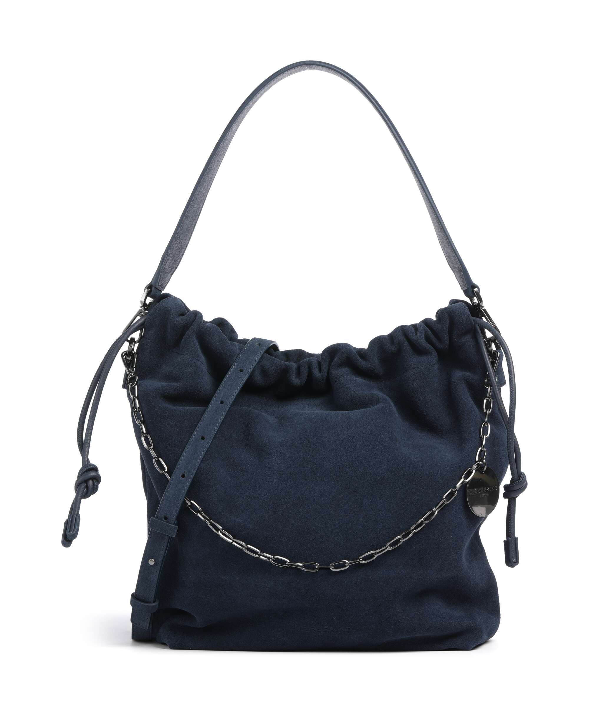 Liebeskind Lya II Hydro Suede M Bucket bag peacoat