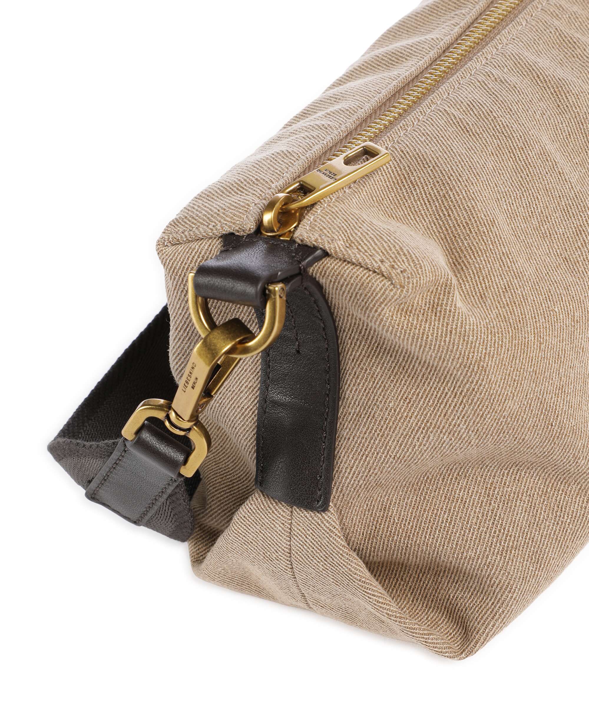 Liebeskind Elvira Denim S Crossbody bag beige