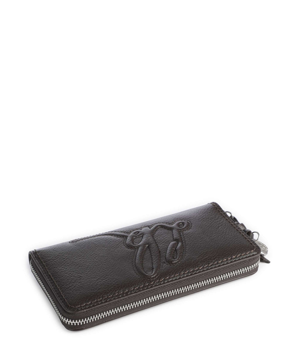 Liebeskind Gigi Capri Cow Naturale L Wallet deep soil