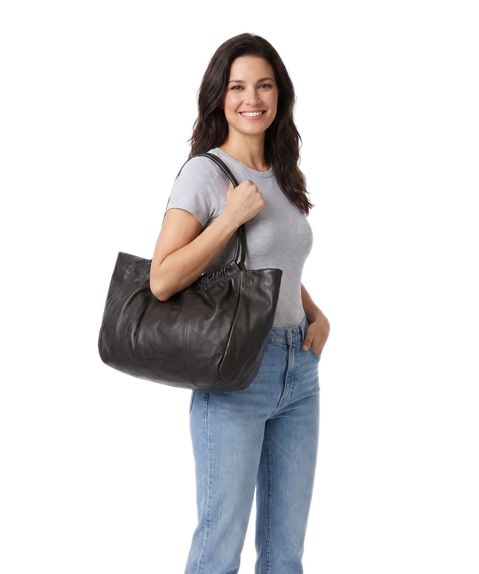 Liebeskind Cloud II Sheep Natural M Tote bag deep soil