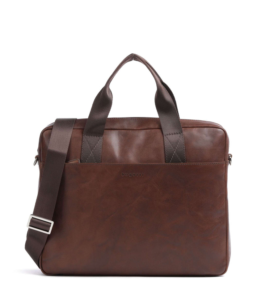 Bugatti Toskana Briefcase cognac