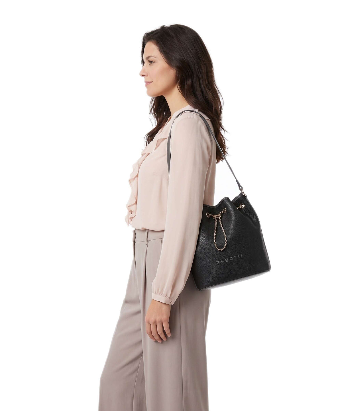 Bugatti Louisa Bucket bag black