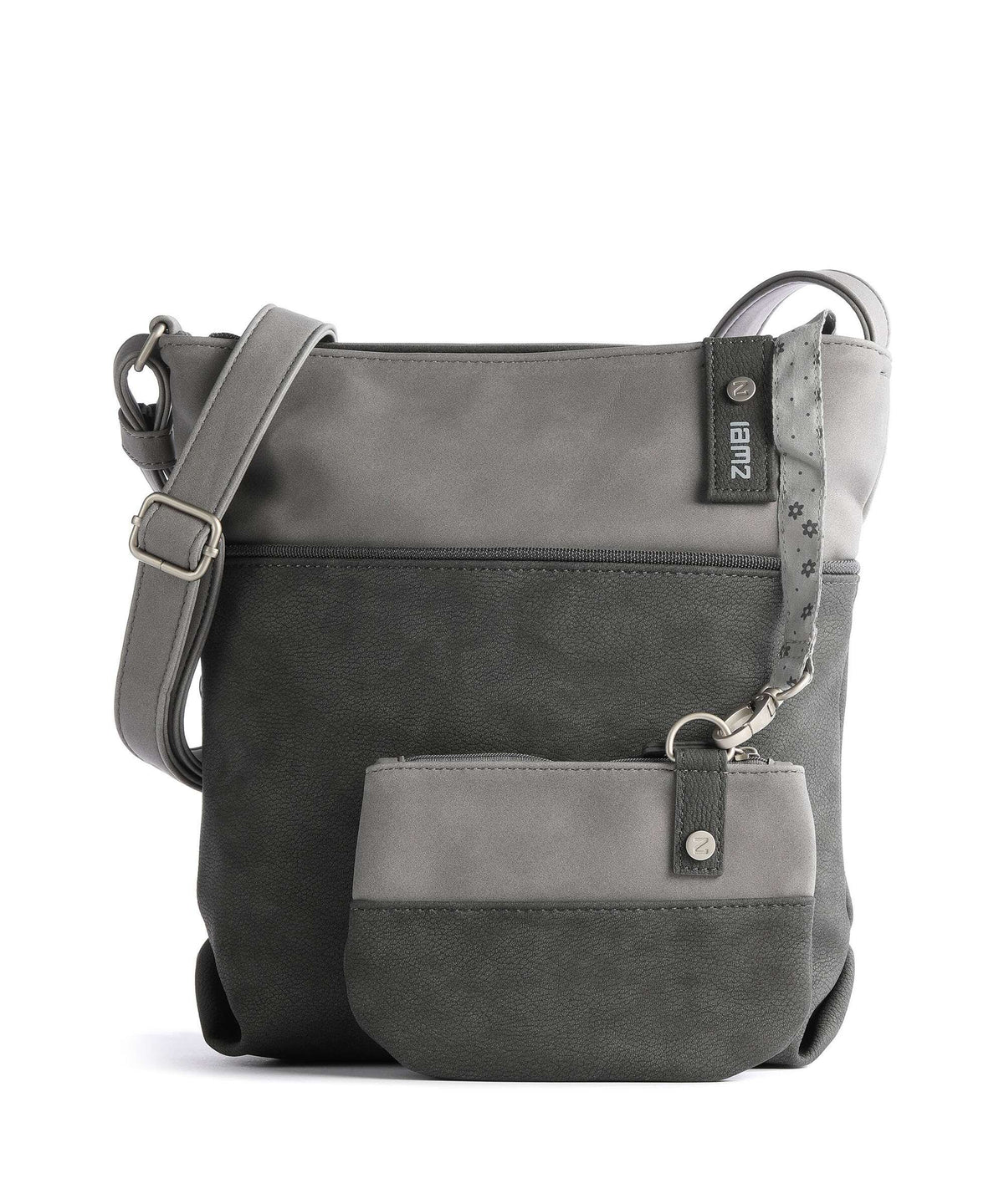 Zwei Jana J10 Shoulder bag nubuk stone