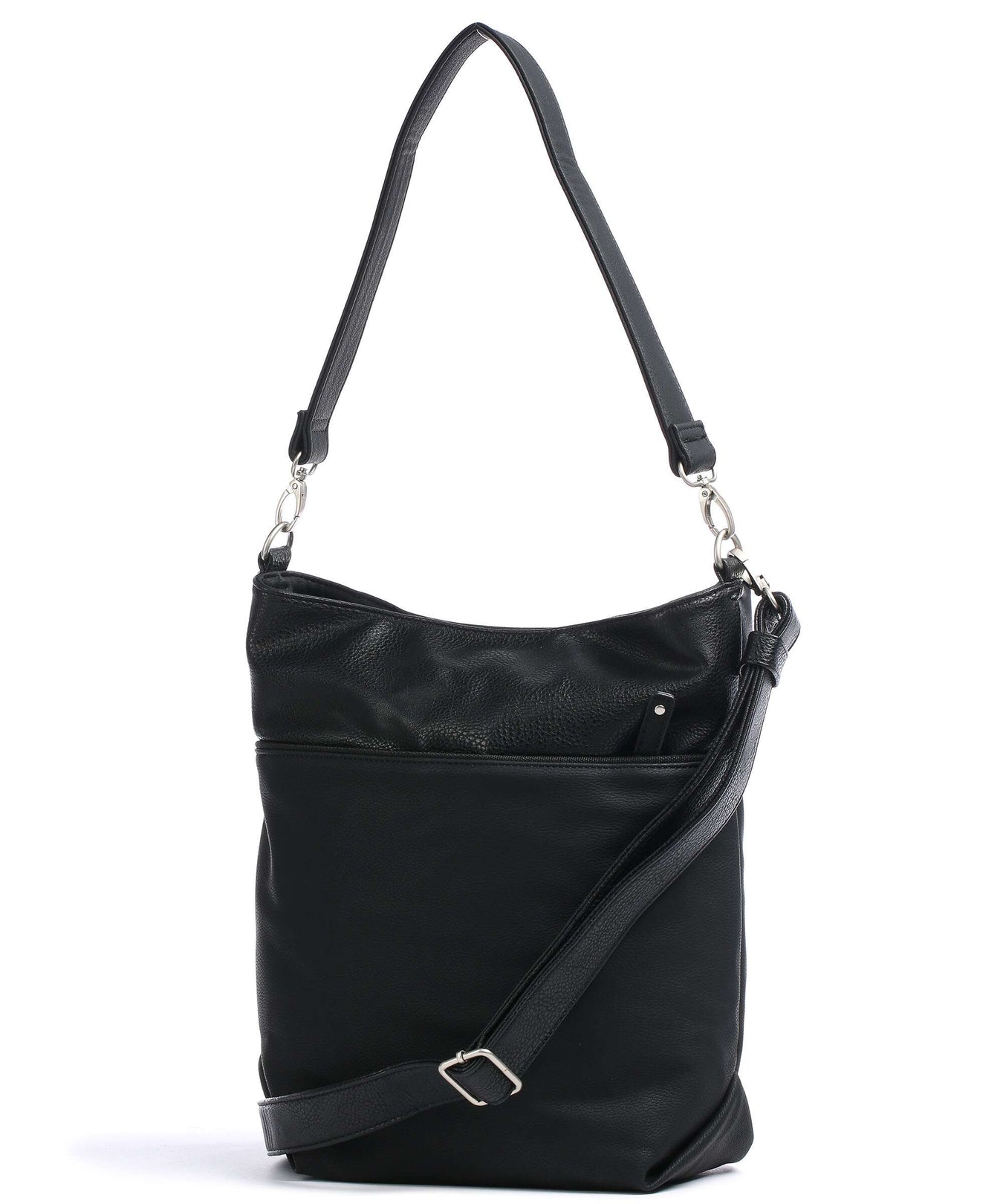 Zwei Jana J12 Hobo bag nubuk black