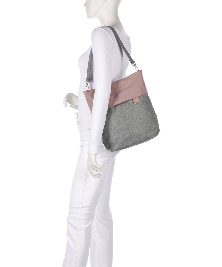 Zwei Olli OT12 Hobo bag powder