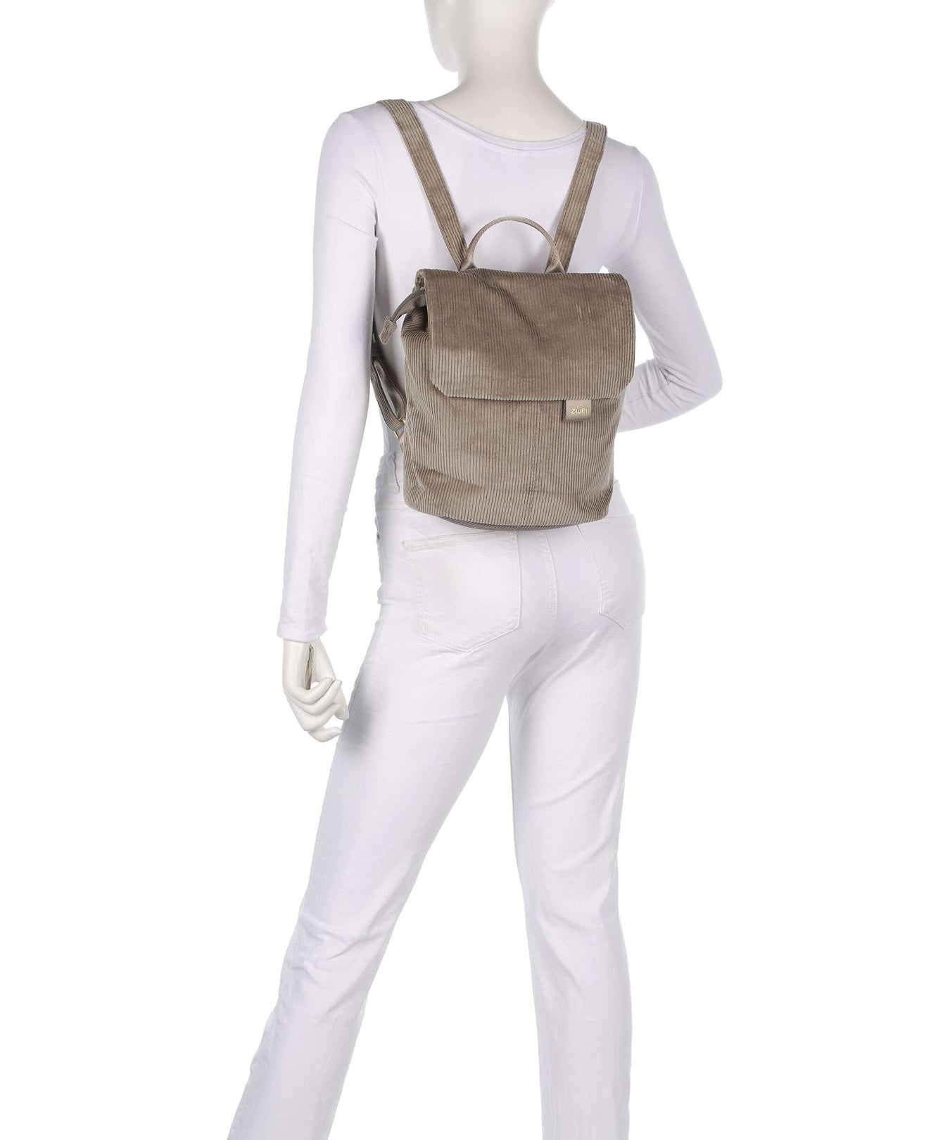 Zwei Mademoiselle.M MR8 Backpack cord mocca