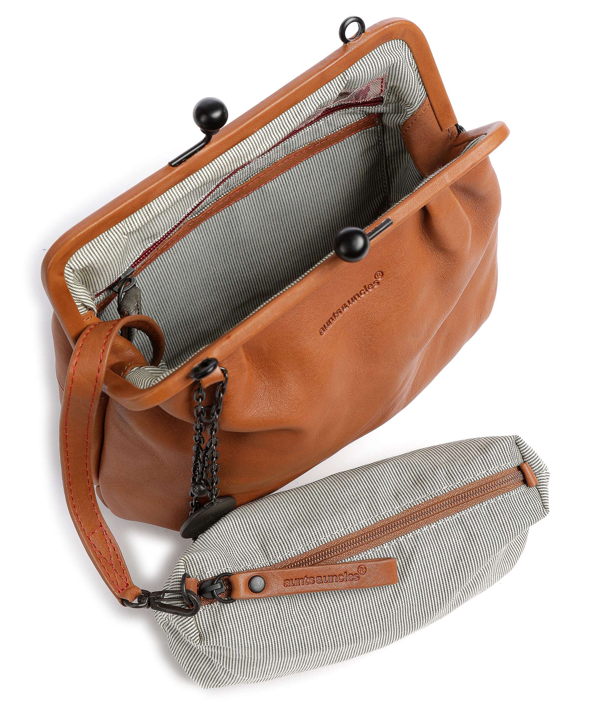 Aunts & Uncles Grandma's Luxury Club Mrs. Fortune Cookie Crossbody bag caramel