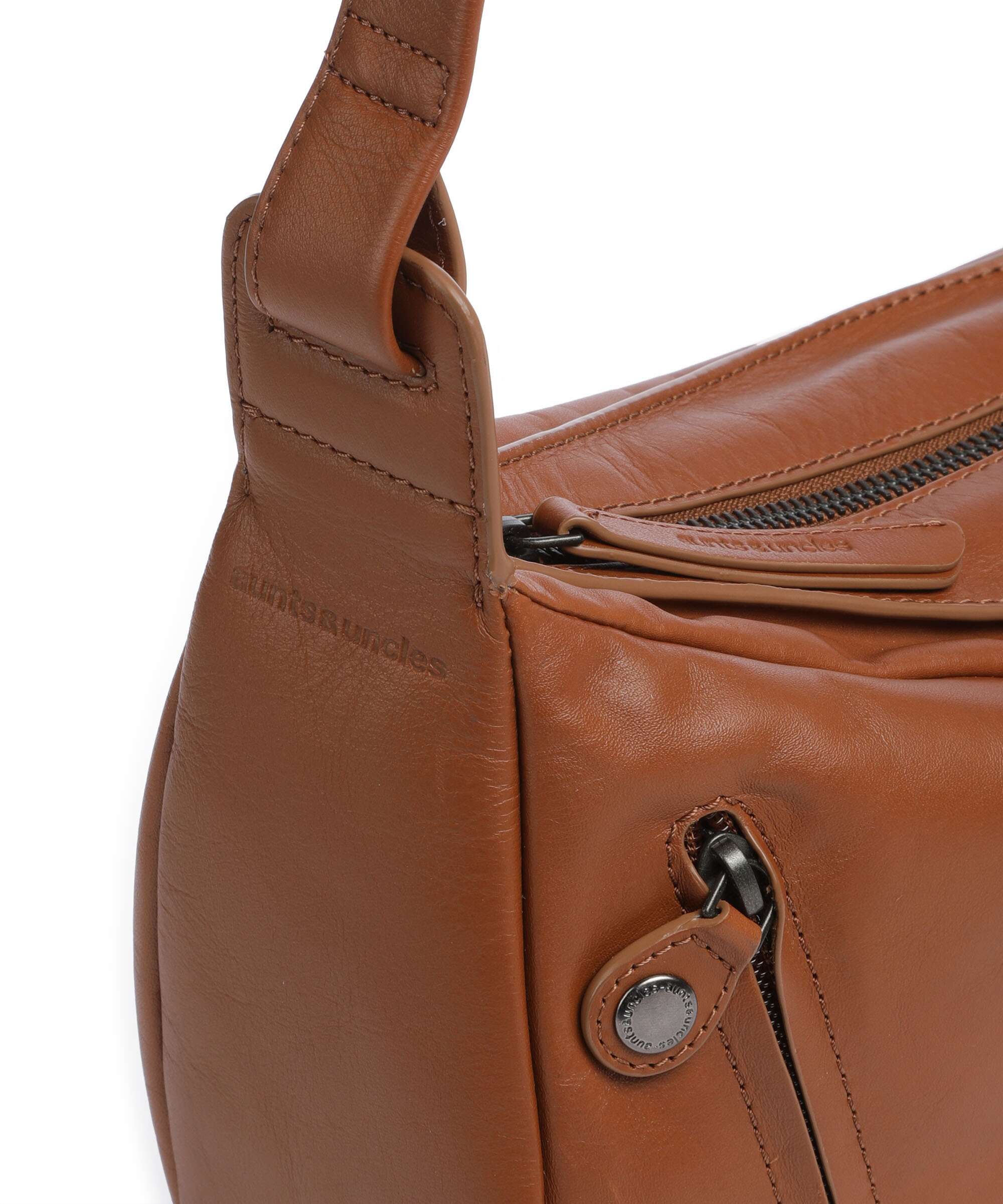 Aunts & Uncles Jamie's Orchard Mulberry Crossbody bag cognac