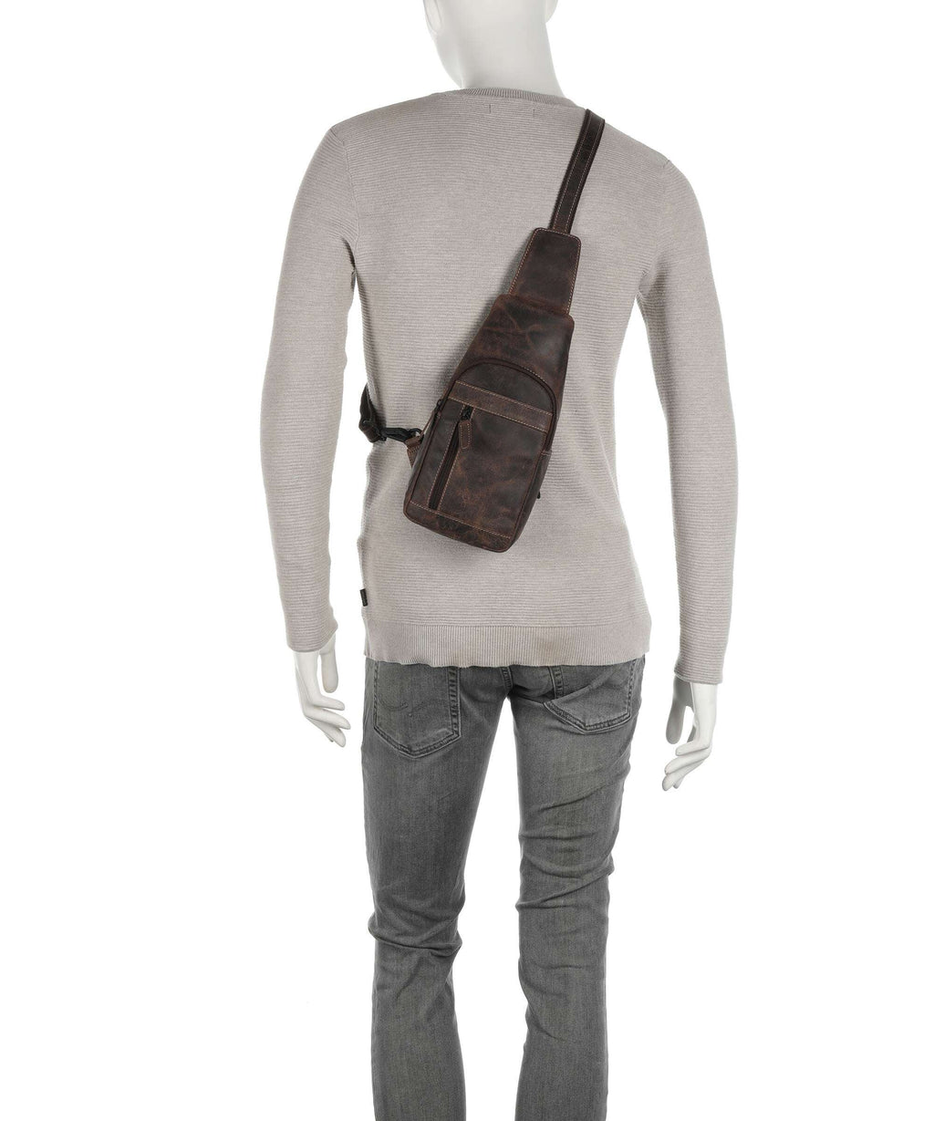 Jack Kinsky Baltimore 17 Sling bag mokka 