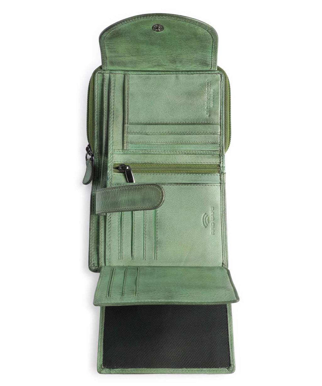 Jack Kinsky Nelson 512 Wallet grün