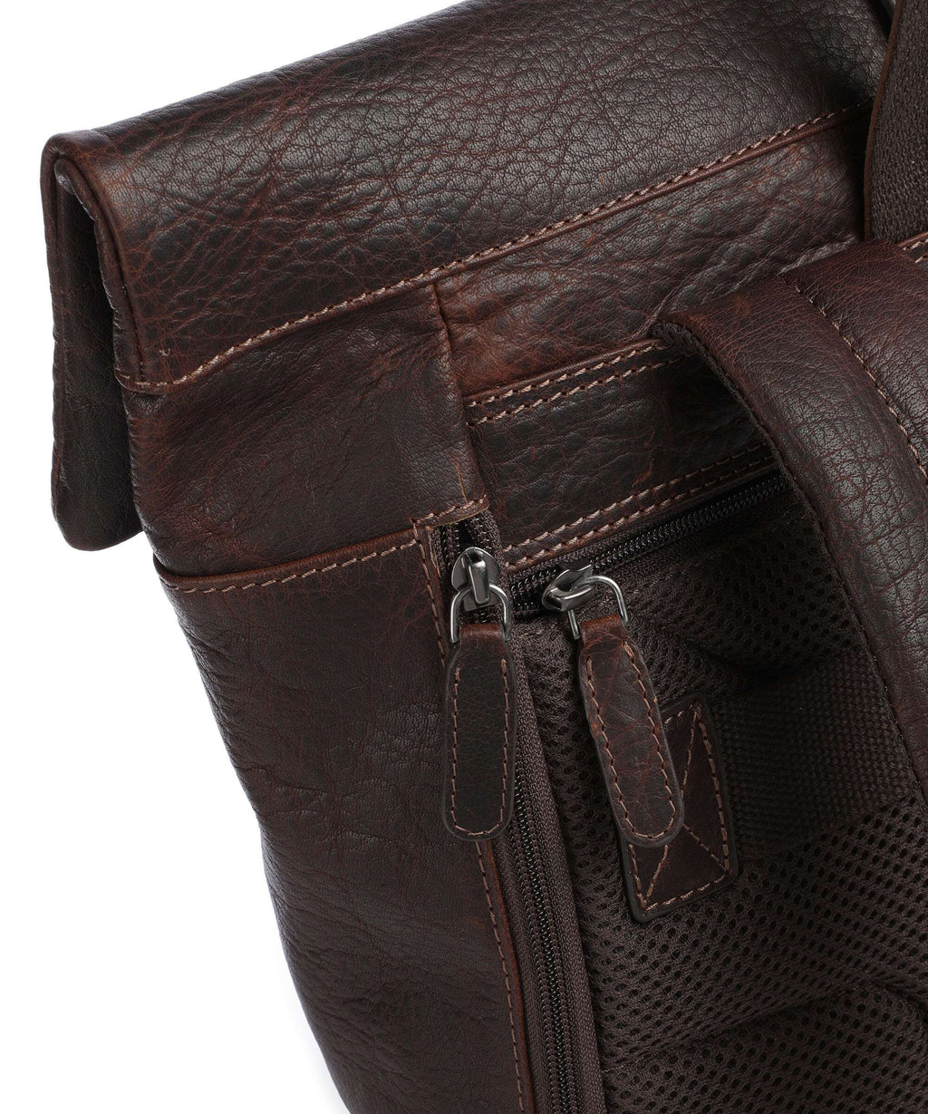 Jack Kinsky Porto 6 Rolltop backpack mokka