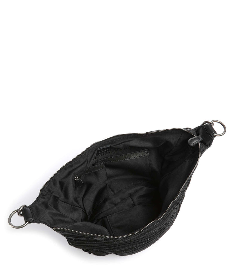 FredsBruder Bestseller Riffel Flowow Hobo bag black