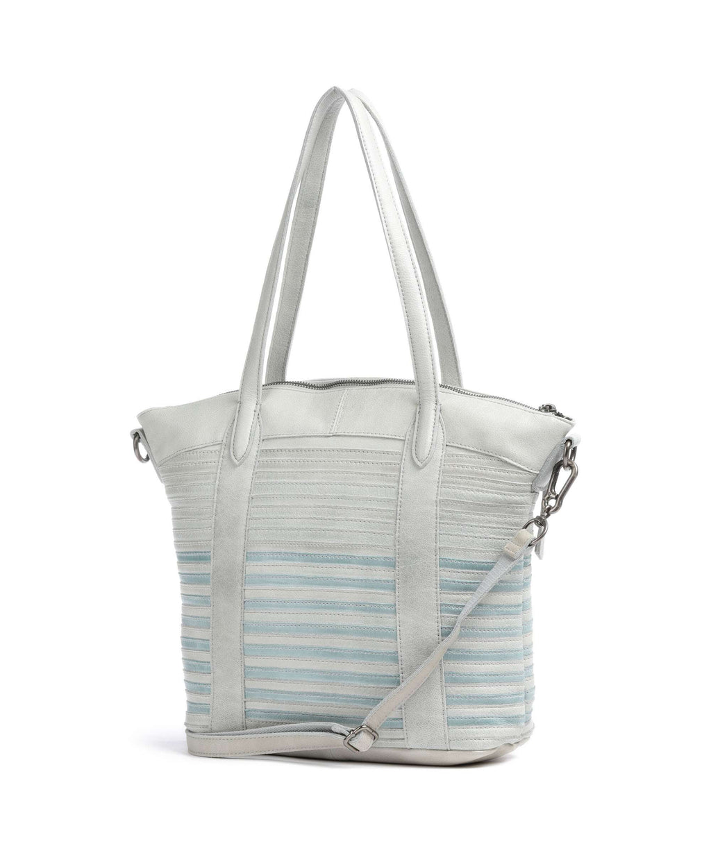 FredsBruder Good Mood Tote bag stone/blue