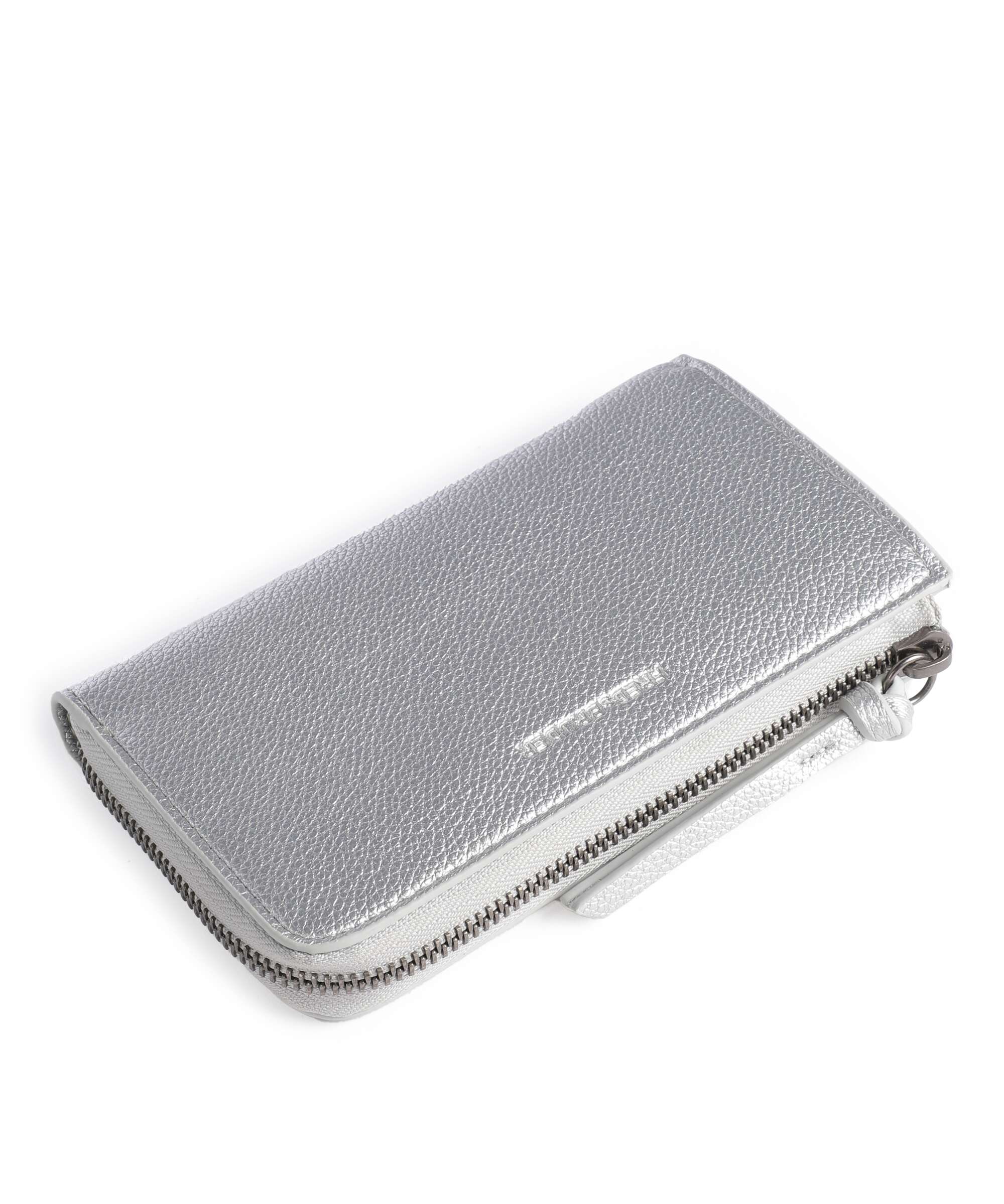 FredsBruder Bestie Half-Zip Wallet silver