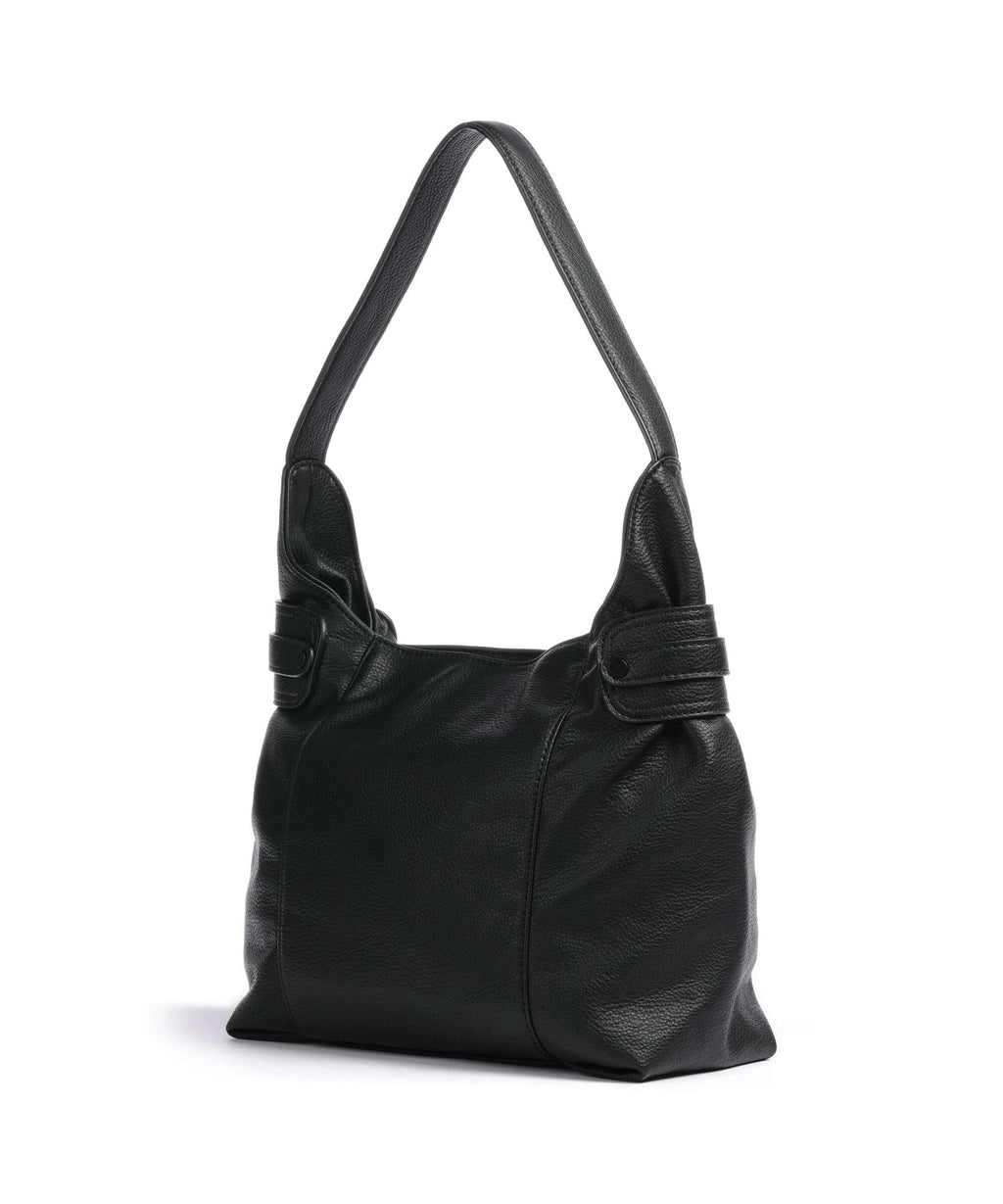 FredsBruder Deep Dark Hobo bag black