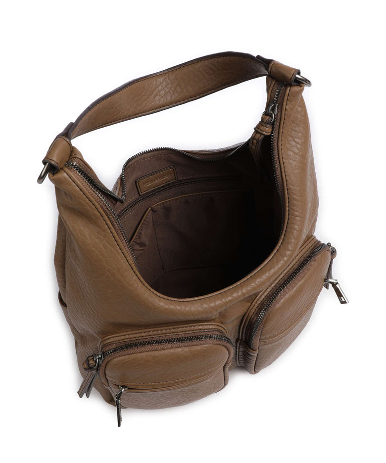 FredsBruder Lunar Hobo bag olive brown