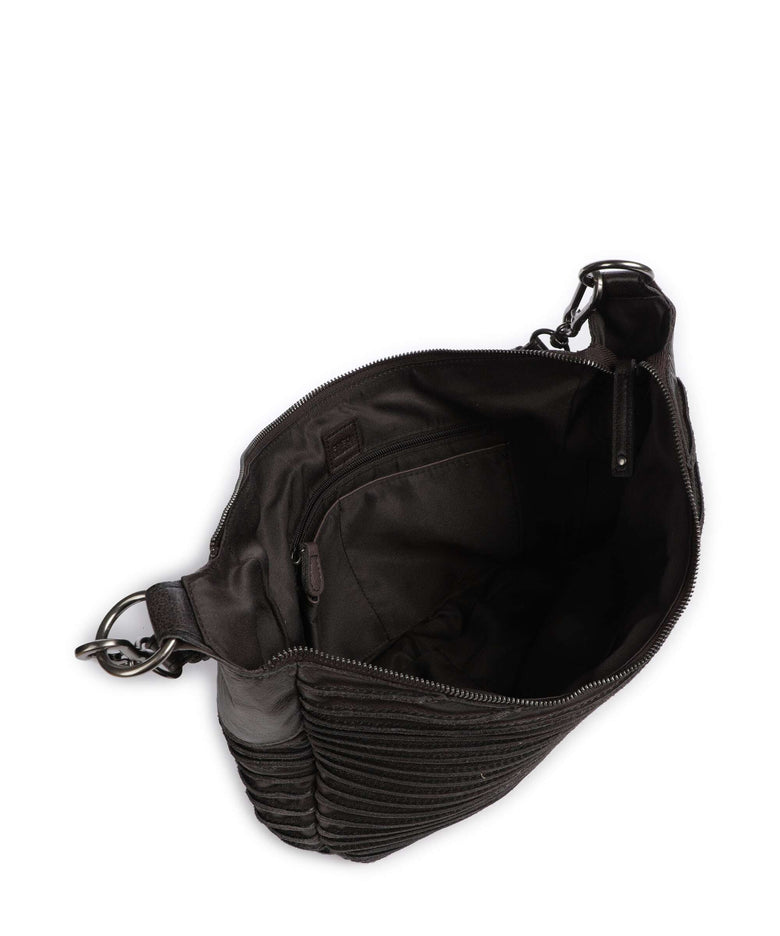 FredsBruder Riffel Flowow Hobo bag brown