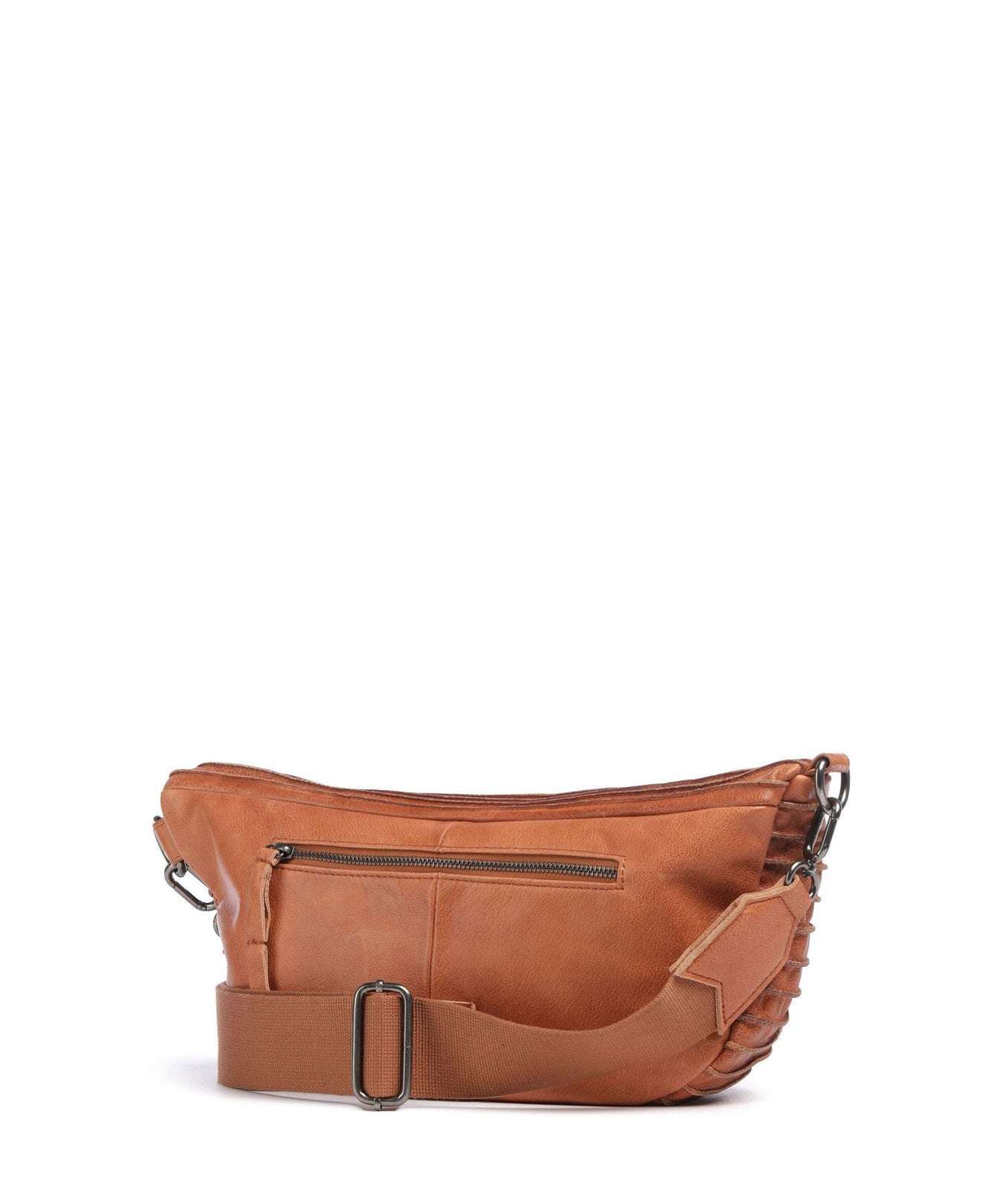 FredsBruder Check My Bag mini Crossbody bag dark caramel