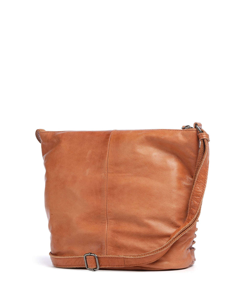 FredsBruder Riffelinchen Crossbody bag dark caramel
