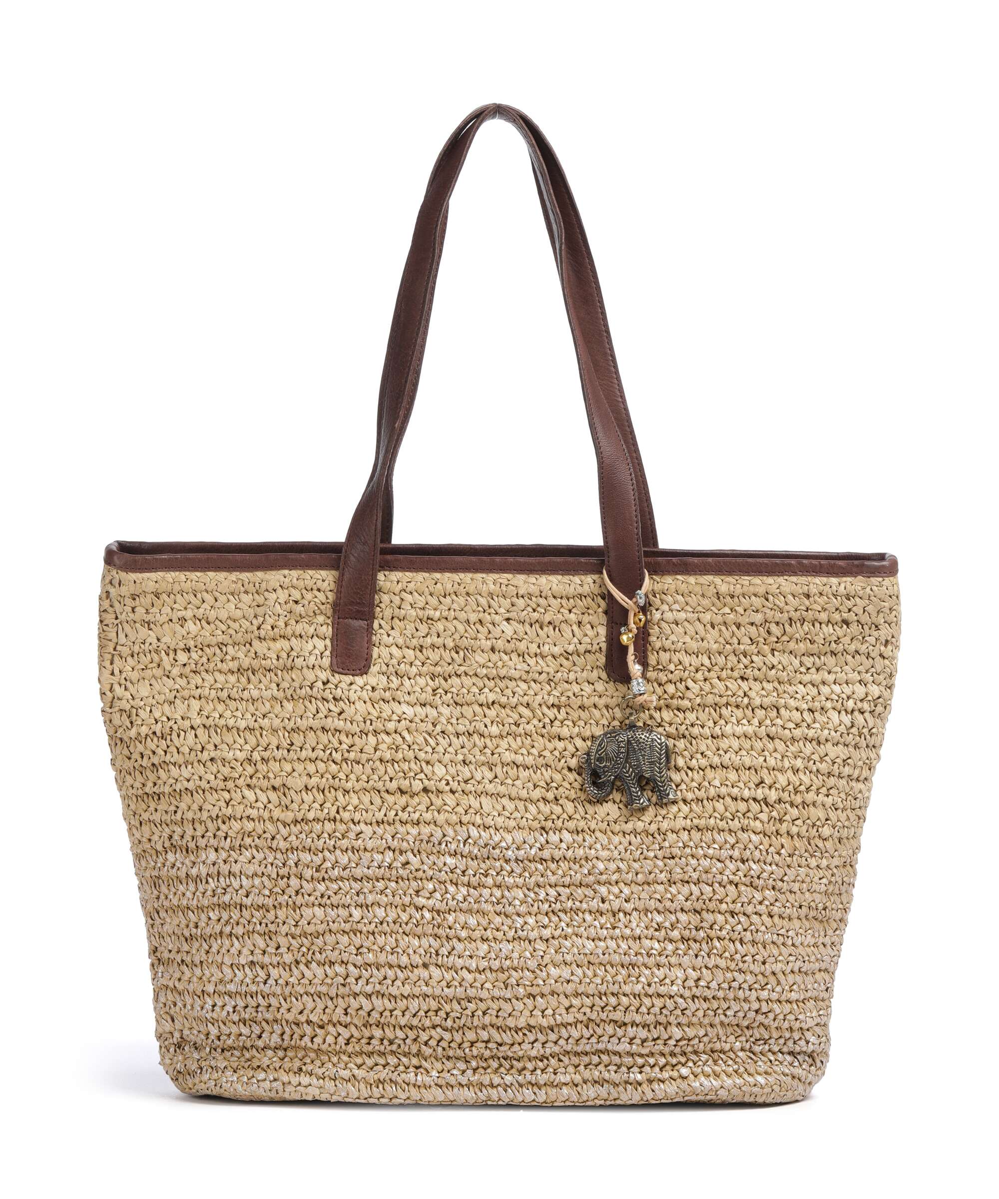 Anokhi Tote bag natural metallic
