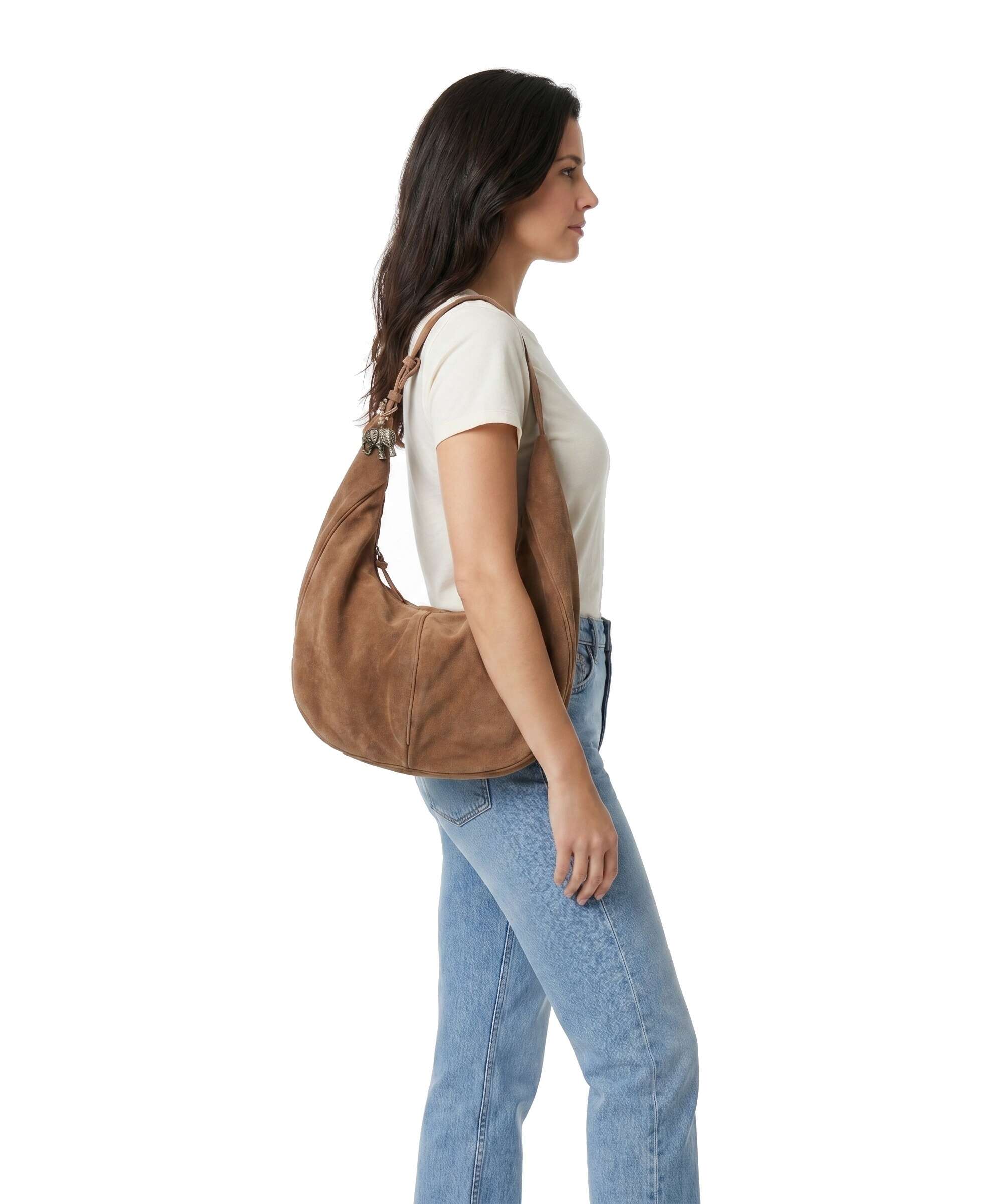 Anokhi Hobo bag cognac