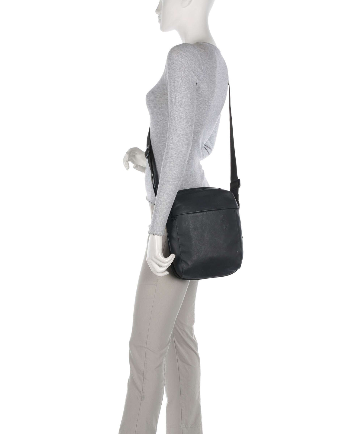 Aunts & Uncles Japan Oyabe Crossbody bag black