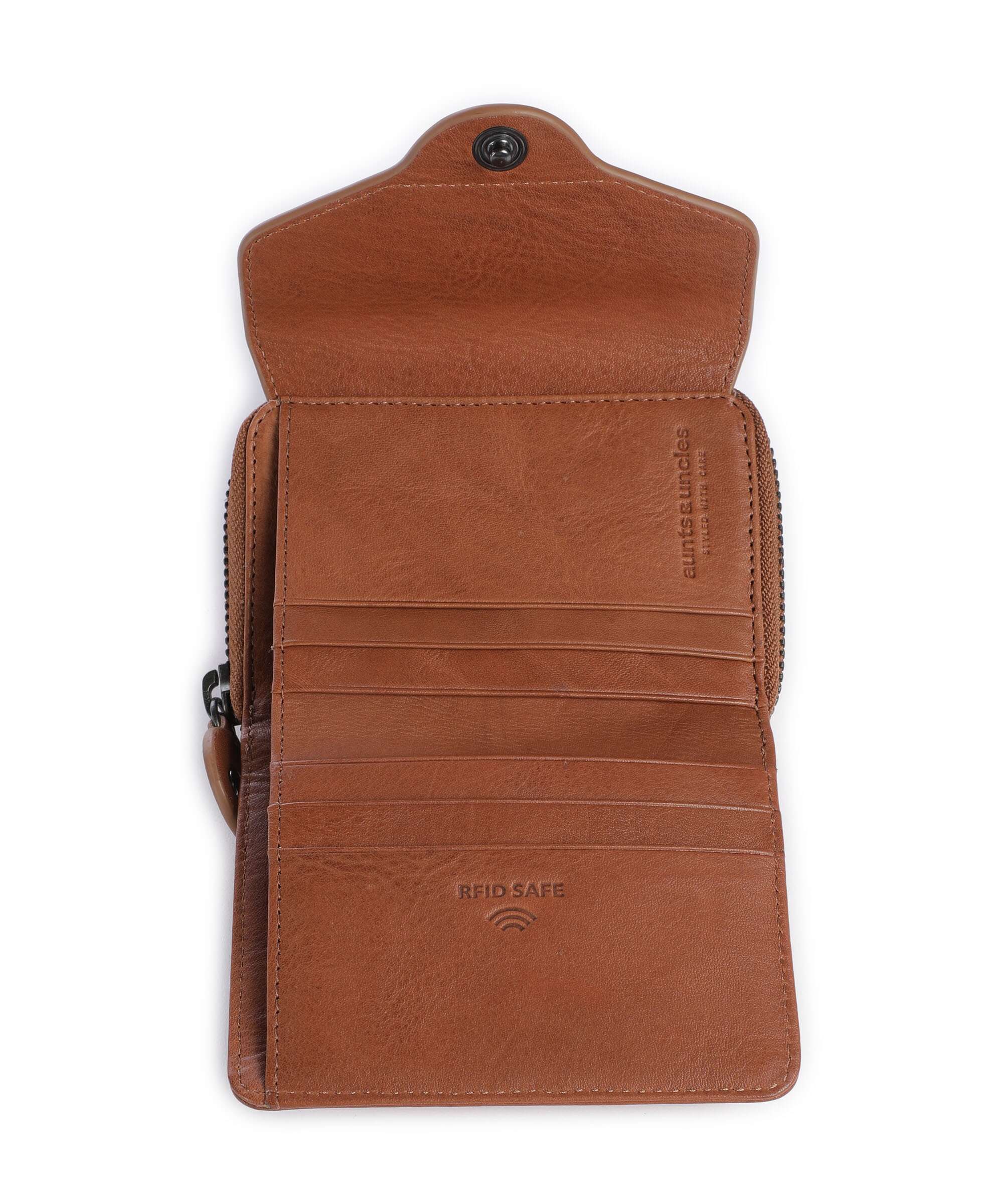 Aunts & Uncles Grandma's Luxury Club Judy RFID Wallet caramel