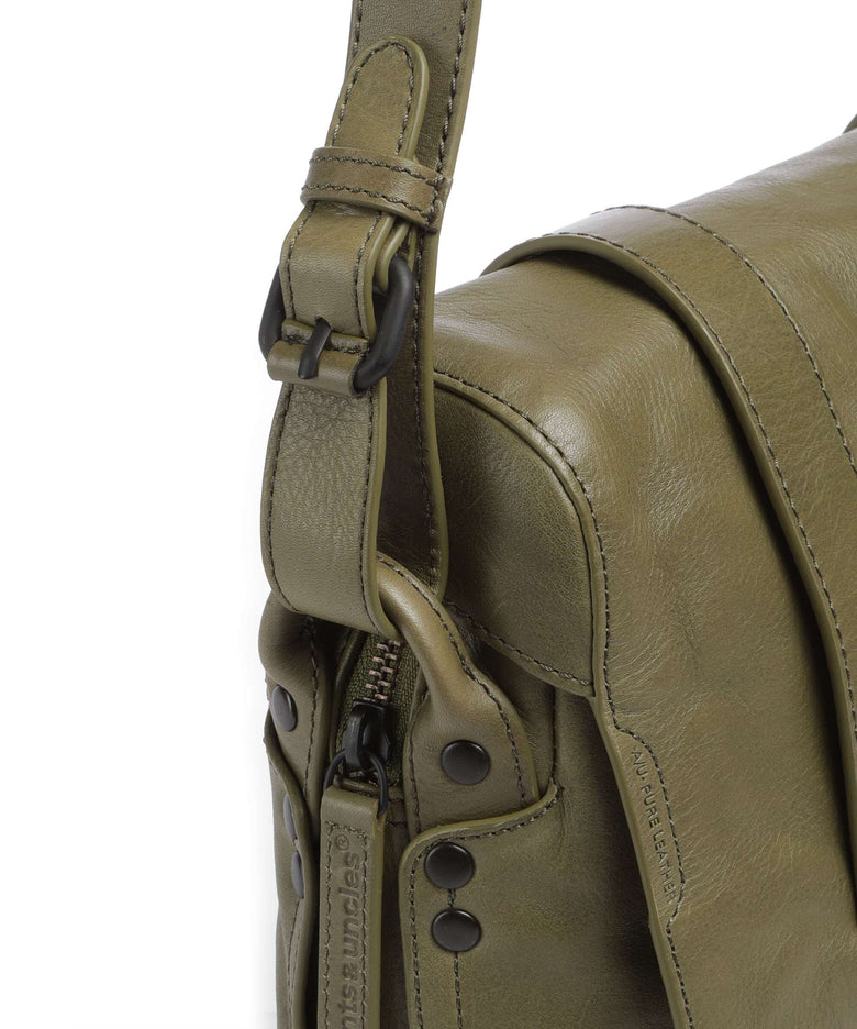 Aunts & Uncles Grandma's Luxury Club Miss Applepie Crossbody bag olive branch