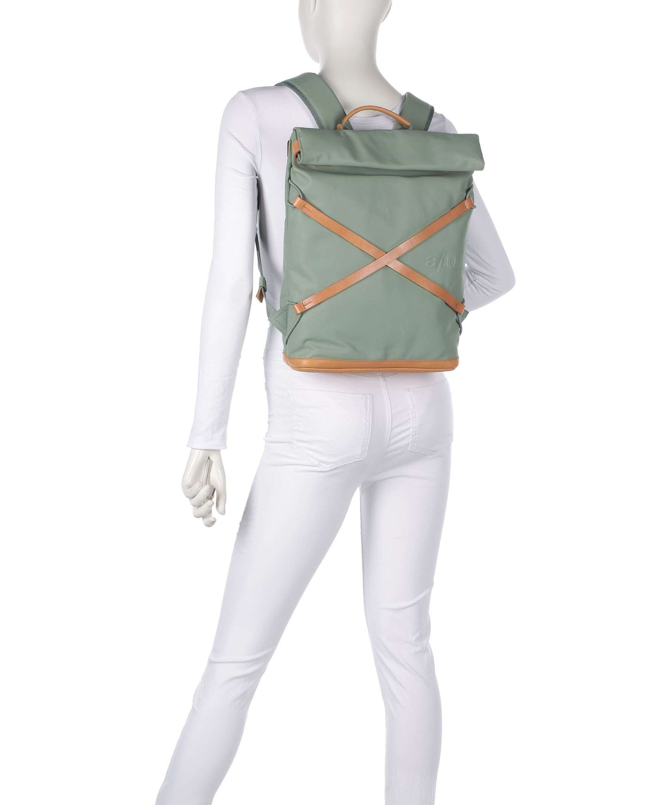 Aunts & Uncles Japan Yokohama Rolltop backpack sage green