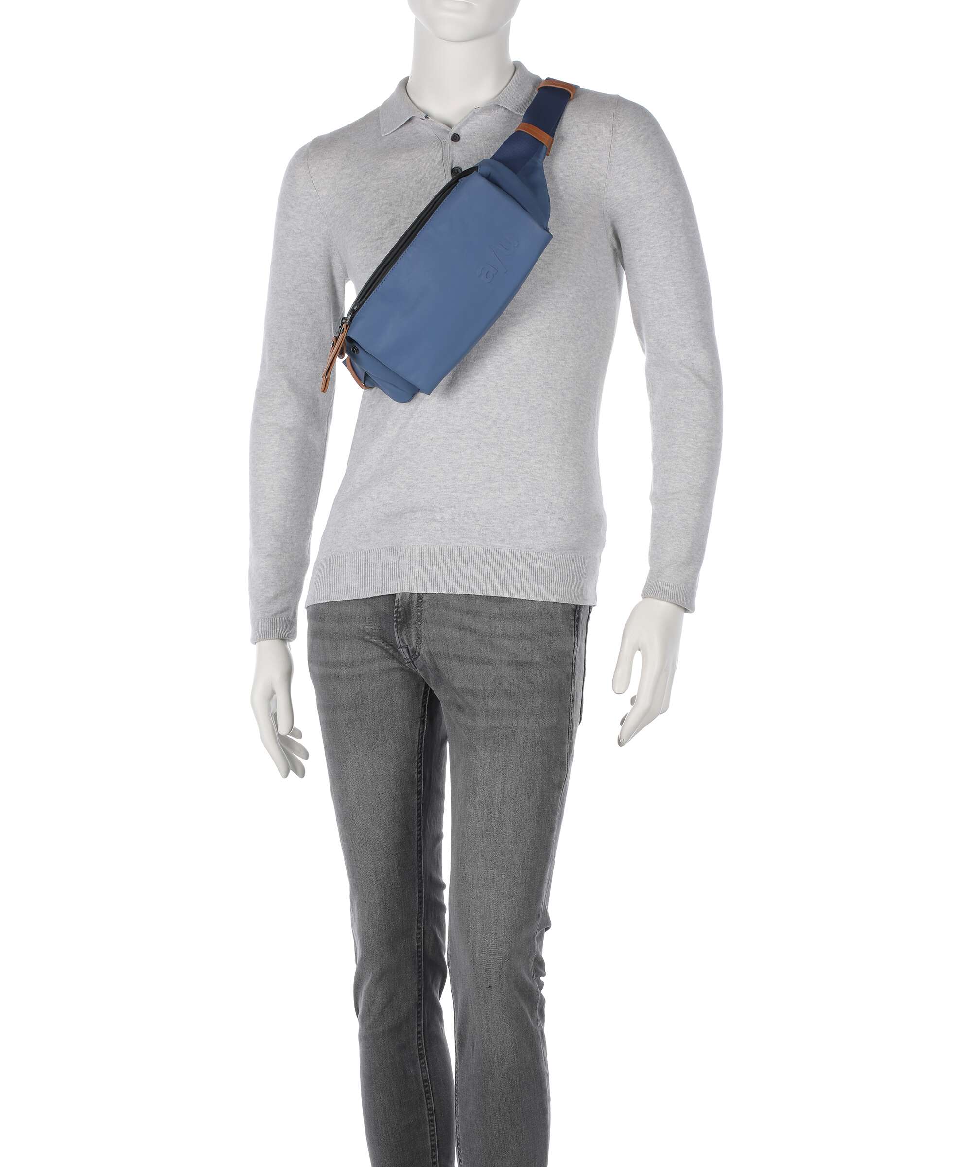 Aunts & Uncles Japan Himeji Belt bag blue jeans