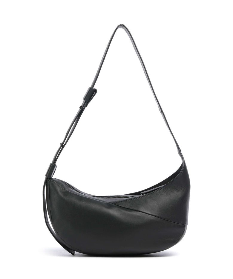 Aunts & Uncles Jamie's Orchard Bee Balm Hobo bag jet black
