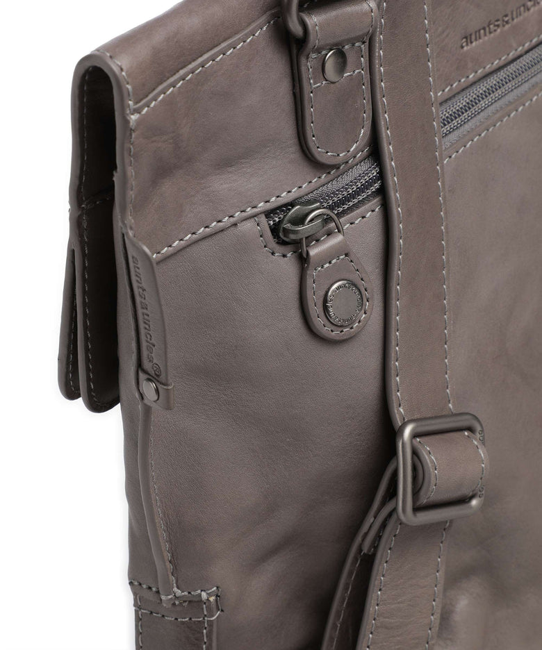 Aunts & Uncles Grandma's Luxury Club Mrs. Mince Pie Backpack bag oyster grey