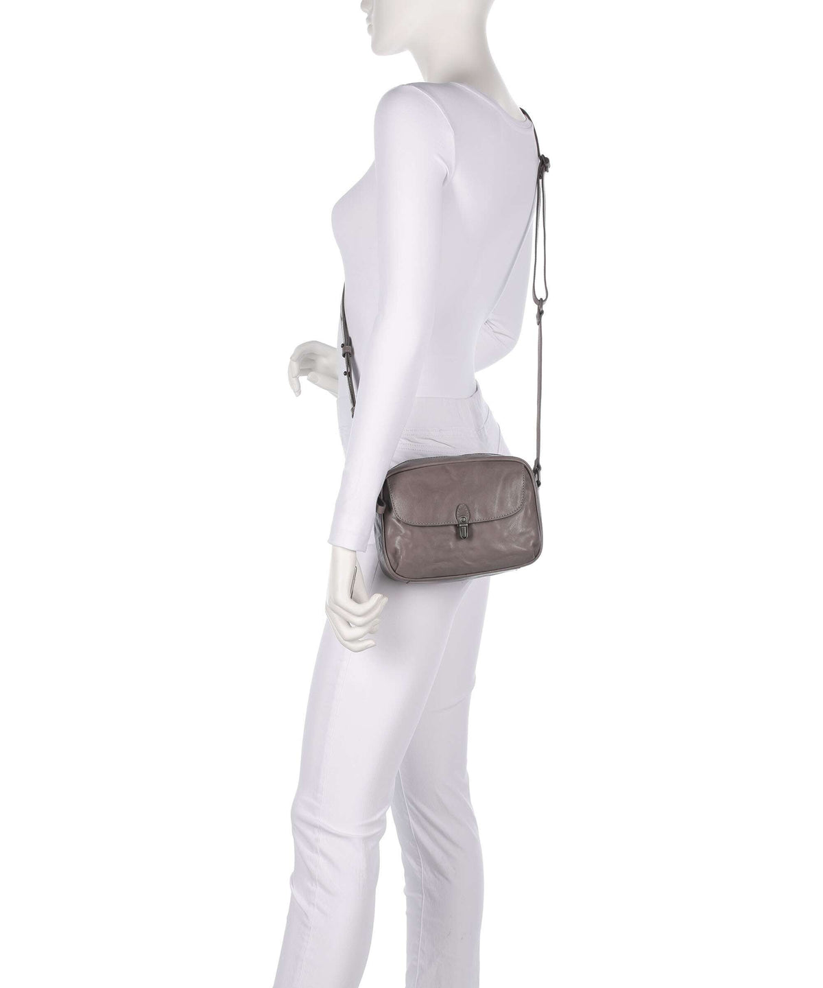 Aunts & Uncles Grandma's Luxury Club Mrs. Mint Crossbody bag oyster grey