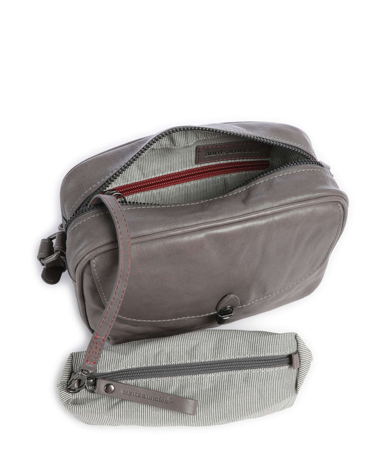 Aunts & Uncles Grandma's Luxury Club Mrs. Mint Crossbody bag oyster grey