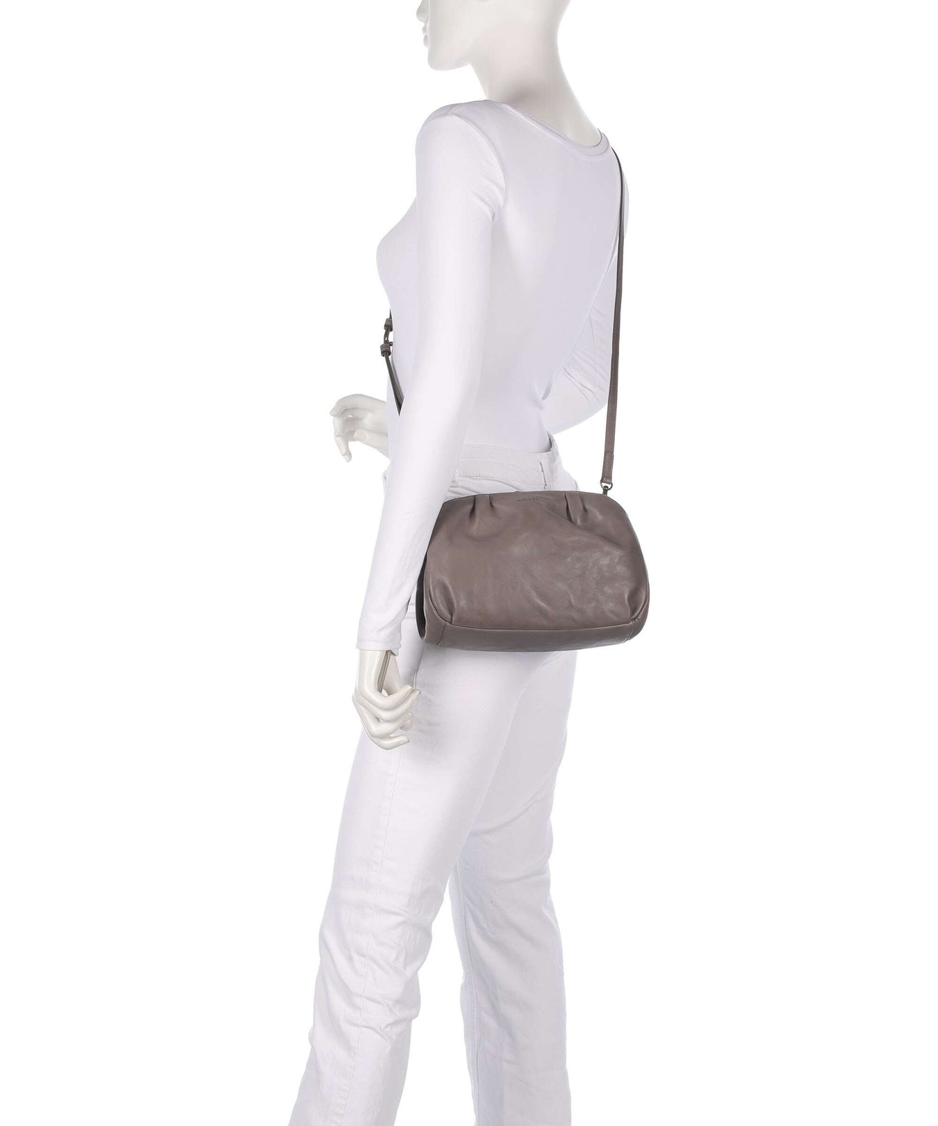 Aunts & Uncles Grandma's Luxury Club Mrs. Frosting Crossbody bag oyster grey