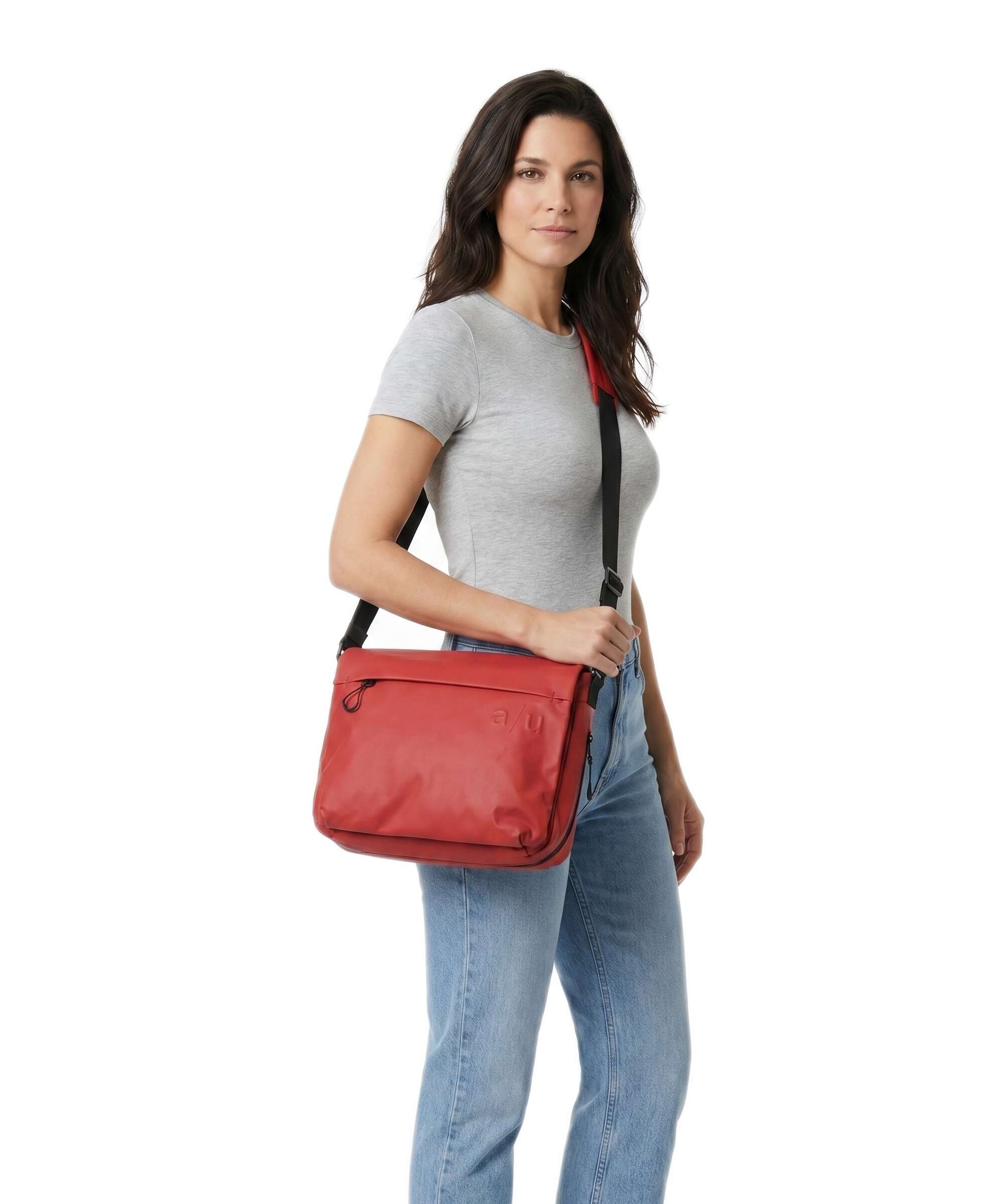 Aunts & Uncles Japan Lite Aoki Messenger bag red