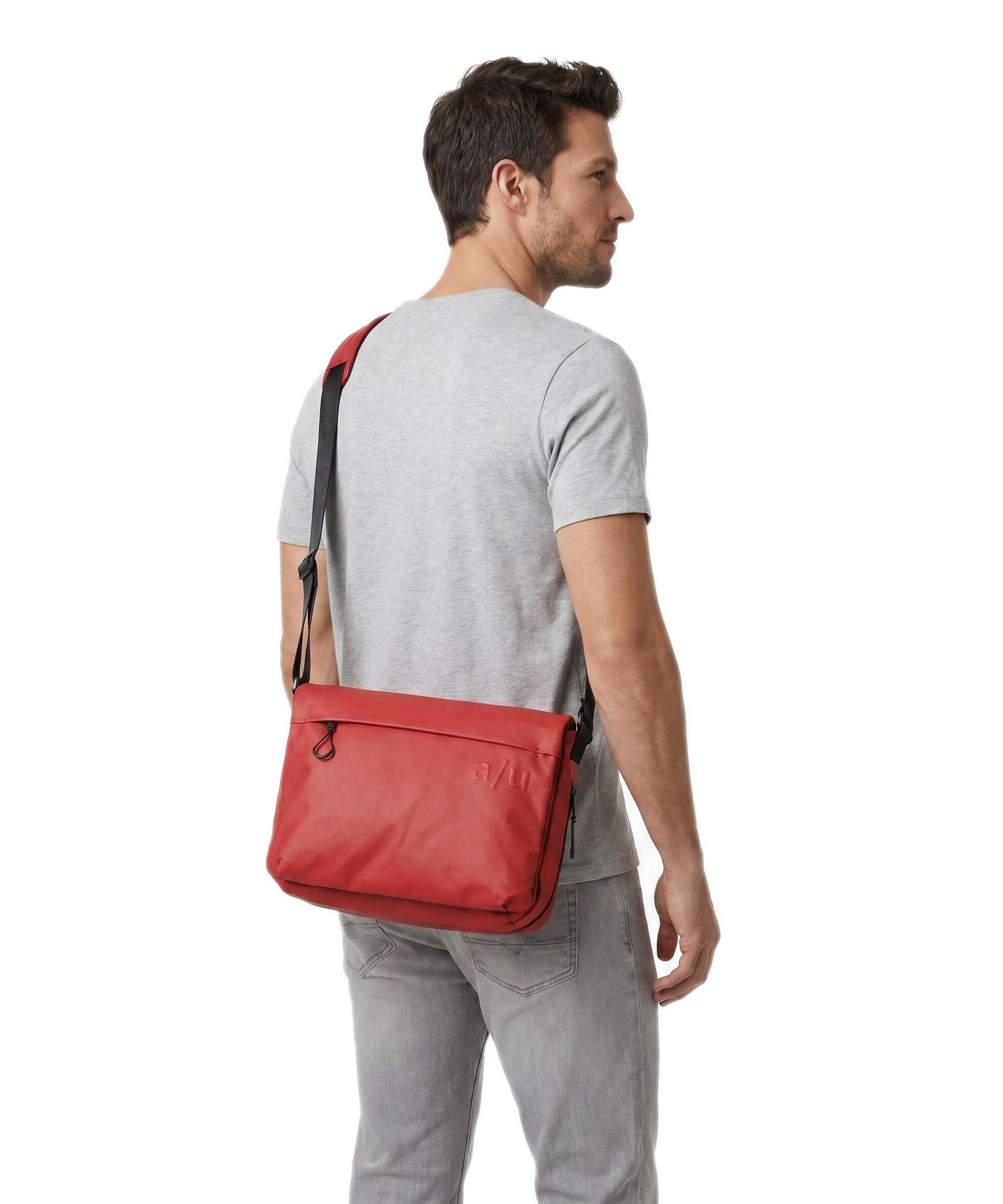Aunts & Uncles Japan Lite Aoki Messenger bag red