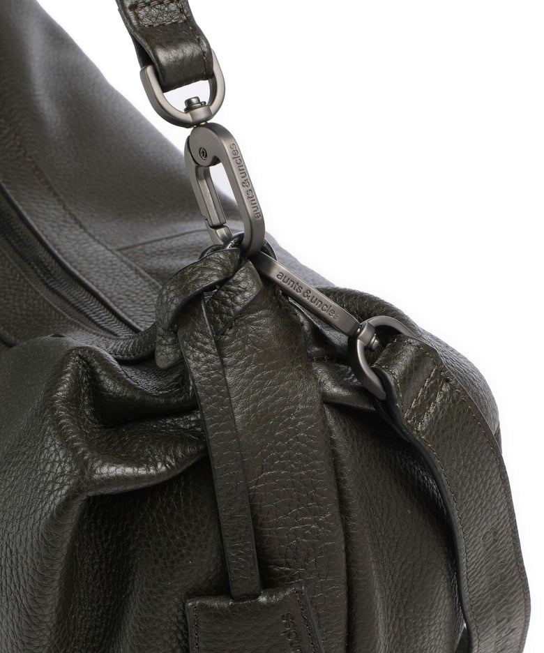 Aunts & Uncles Philocalists Dewdrop Hobo bag ivy green