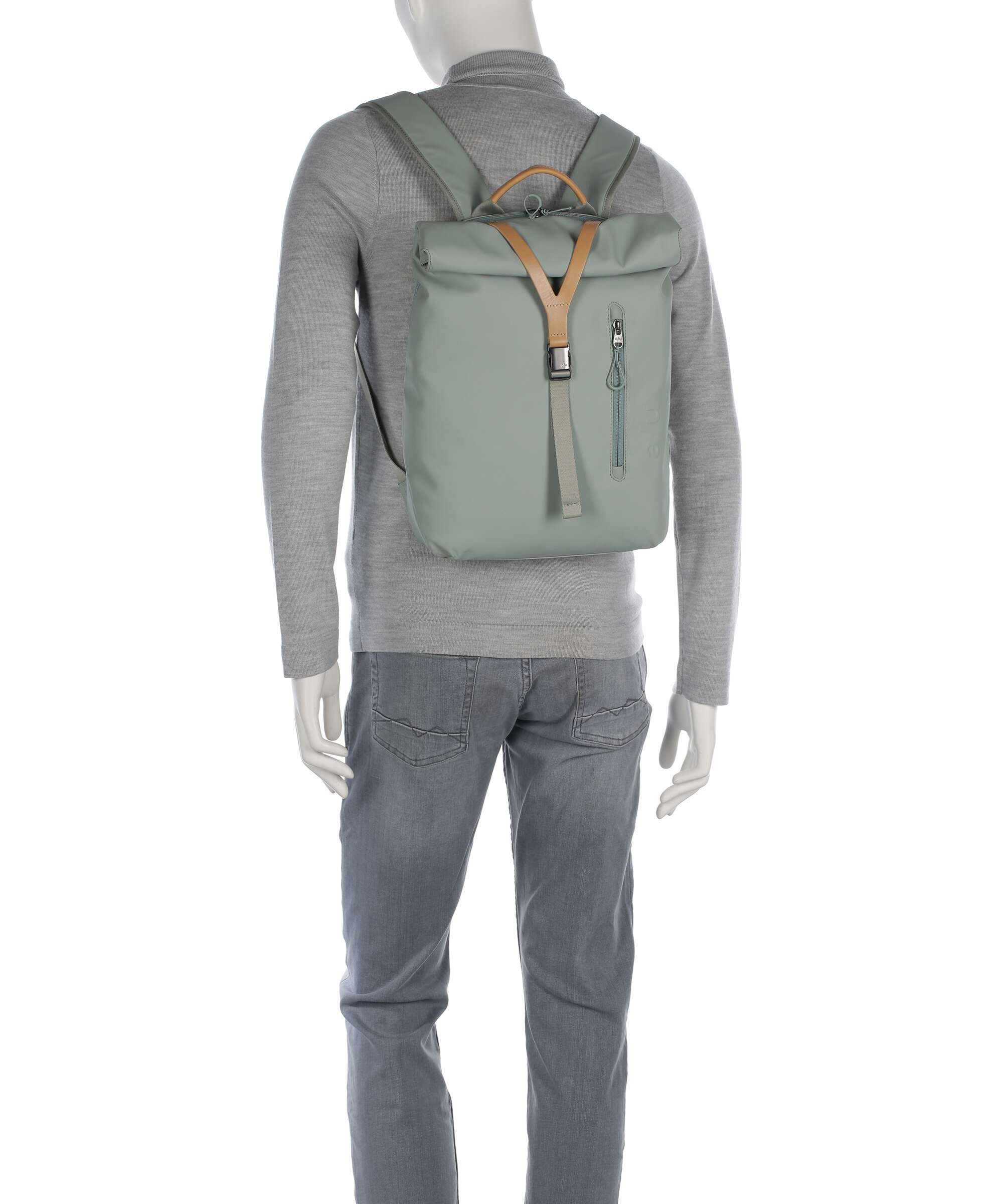 Aunts & Uncles Japan RE Tama Rolltop backpack sage green