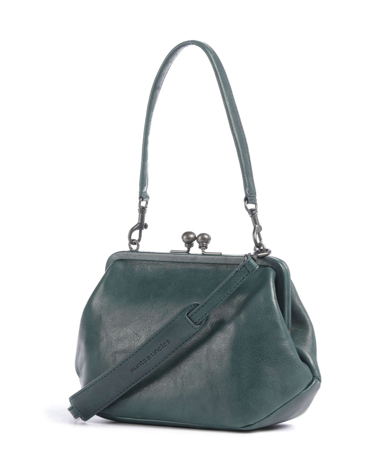 Aunts & Uncles Grandma's Luxury Club Mrs. Pizzelle Crossbody bag green jewel