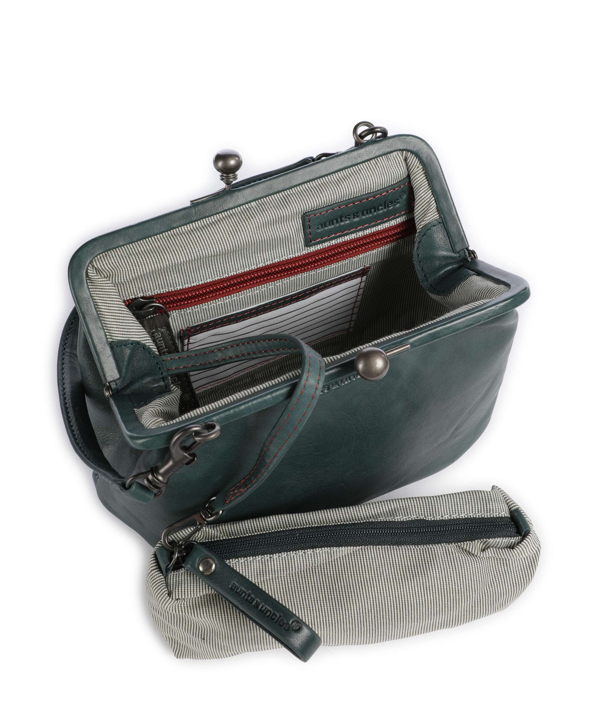 Aunts & Uncles Grandma's Luxury Club Mrs. Pizzelle Crossbody bag green jewel