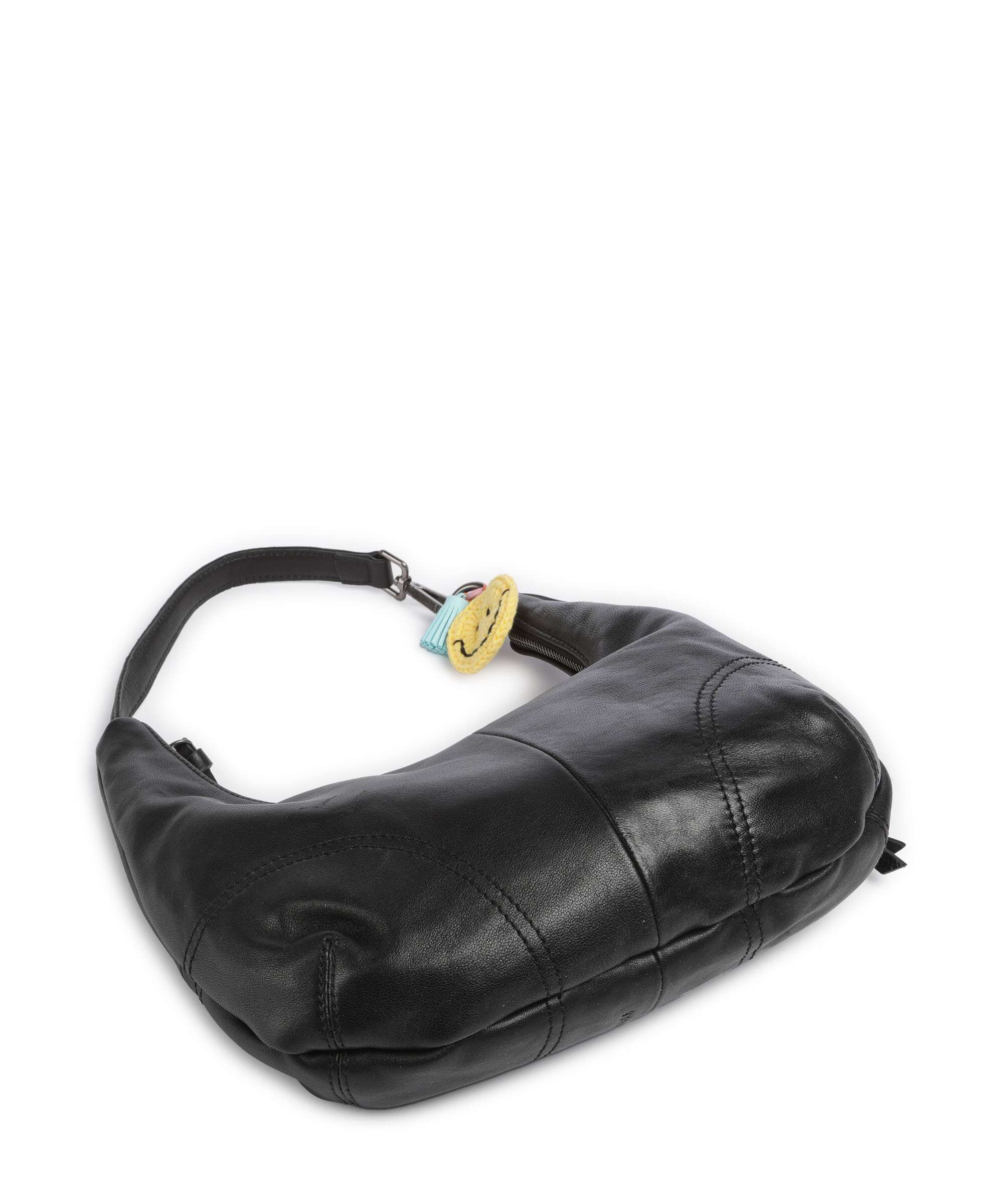 FredsBruder Take A Smile Hobo bag black